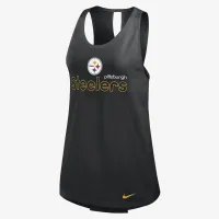 Pittsburgh Steelers женская Nike Dri-FIT NFL Tank Top цвет черный