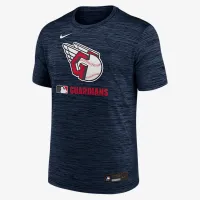 Cleveland Guardians Authentic Collection Velocity мужские Nike Dri-FIT MLB футболка синий