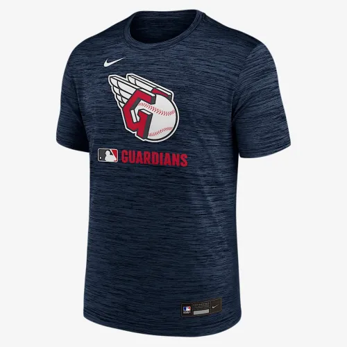 Cleveland Guardians Authentic Collection Velocity мужские Nike Dri-FIT MLB футболка синий