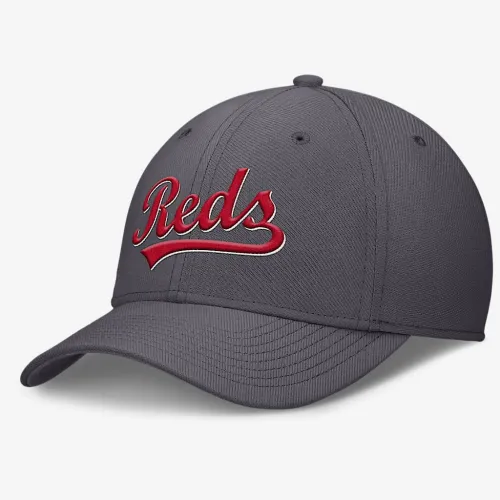Cincinnati колір червонийs Swoosh чоловічі Nike Dri-FIT MLB Hat колір сірий