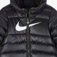 Nike Baby (0-9M) Swoosh Snowsuit колір чорний