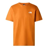 Футболка The North Face колір червонийbox 0A87NPPCO1 - помаранчева