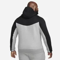Nike Sportswear Tech Fleece Windrunner мужские Full-Zip Толстовка с капюшоном цвет серый