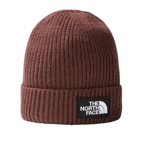 Шапка The North Face Logo Box Beanie 0A3FJXI0I1 - коричнева