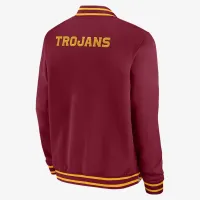 USC Trojans Sideline чоловічі Nike College Full-Zip Bomber Куртка колір червоний