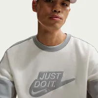 Nike Sportswear Club чоловічі Fleece Crew-Neck світшот колір білий