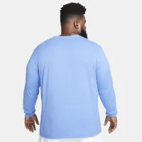 Nike Sportswear Club Men's Long-Sleeve T-Shirt Blue