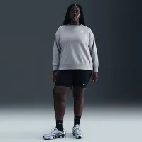 Nike Sportswear Club Fleece женская Loose Crew-Neck свитшот (большие размеры) цвет серый