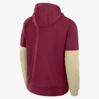 Florida State Seminoles Fitness Men’s Nike Therma College Pullover Толстовка з капюшоном колір червоний