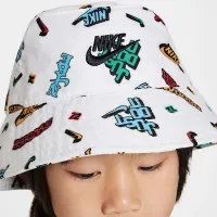 Nike UPF 40+ Futura Bucket Hat Little детские Hat цвет белый