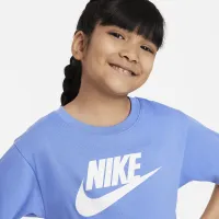 Nike Club Little дитячі Boxy Tee блакитний