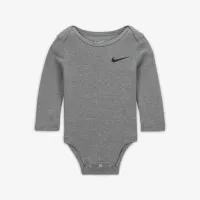 Nike Essentials Baby (0-9M) 3-Piece Bodysuit комплект колір чорний