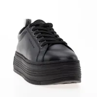 Кросівки Calvin Klein Bold Flatform Low Laceup YW0YW01309-0GT - Чорні