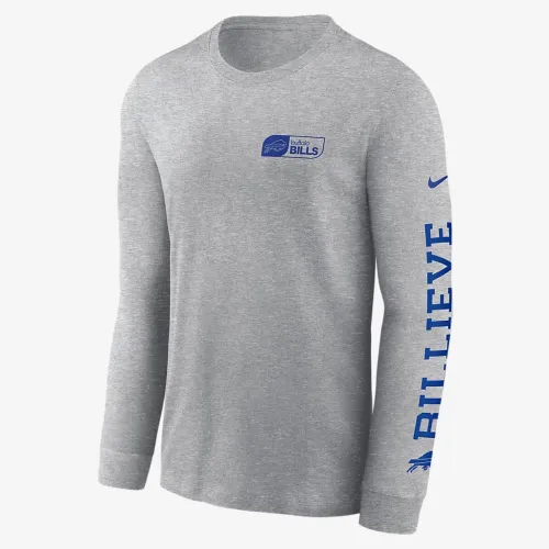 Buffalo Bills All Out мужские Nike NFL Long-Sleeve футболка цвет серый