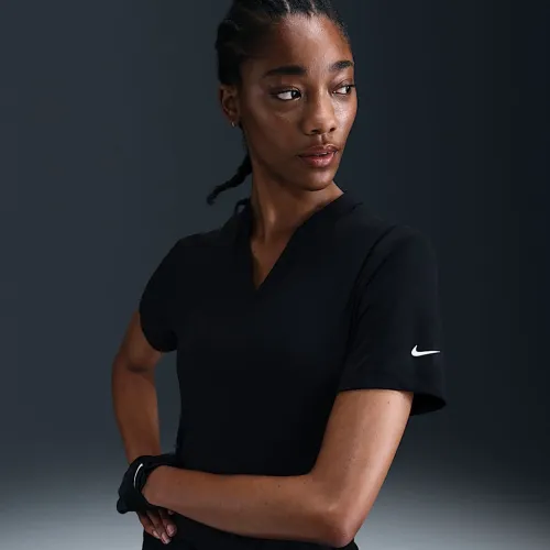 Nike Tour женская Dri-FIT Short-Sleeve Blade для гольфа Polo цвет черный