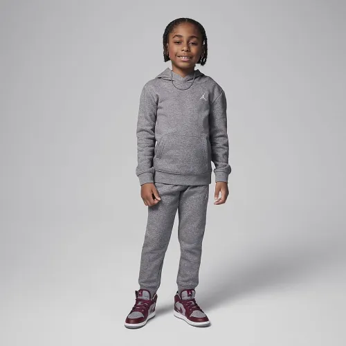 Nike Jordan MJ Brooklyn Fleece Little детские 2-Piece Pullover Толстовка с капюшоном набор цвет серый