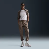 Nike Sportswear Phoenix Fleece женская Mid-Rise Sweatpants цвет коричневый