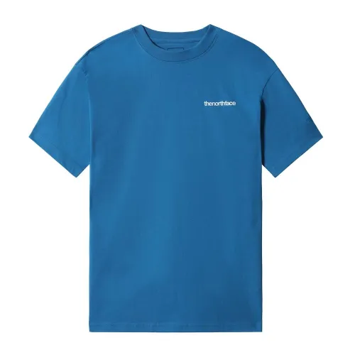 Футболка The North Face Mountain Heavyweight 0A5J56M191 - Блакитна