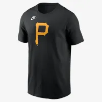 Pittsburgh Pirates Cooperstown Team Logo чоловічі Nike MLB футболка колір чорний
