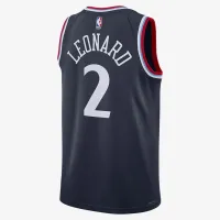 Kawhi Leonard LA Clippers 2024/25 Swingman Icon Edition мужские Nike Dri-FIT NBA Jersey синий