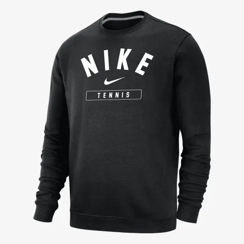 Nike Tennis мужские Crew-Neck свитшот цвет черный