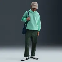 Nike Sportswear Club Fleece Big дитячі оверсайз Pullover Толстовка з капюшоном колір зелений