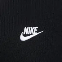 Nike Club Fleece мужские оверсайз French Terry Crew цвет черный