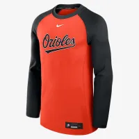 Baltimore Orioles Authentic Collection Game Time мужские Nike Dri-FIT MLB Pullover Crew Orange