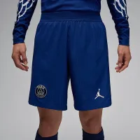 Nike Paris Saint-Germain 2025 Match Fourth мужские Jordan Dri-FIT ADV Soccer Authentic шорты синий