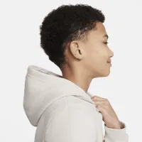 Nike Air Big дитячі Pullover Fleece Толстовка з капюшоном колір коричневий