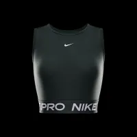 Nike Pro жіноча Dri-FIT Cropped Tank Top колір зелений