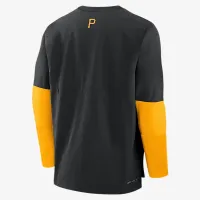 Pittsburgh Pirates Authentic Collection Player чоловічі Nike Dri-FIT MLB Pullover світшот колір чорний