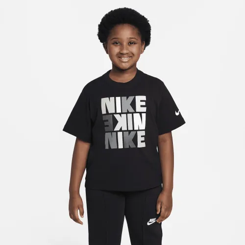 Nike Sportswear Big дитячі (Girls') футболка колір чорний