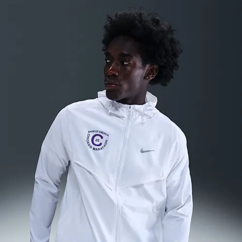 Nike Impossibly Light чоловічі Hooded Running Куртка колір білий