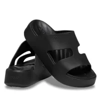 Шлёпанцы Crocs Getaway Platform H-Strap 209409-001 - Черные