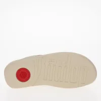 Japonki FitFlop Lulu Glitz-Canvas Toe-Post HQ9-675 - Бежевый