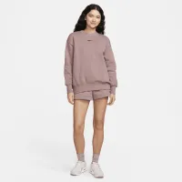 Nike Sportswear Phoenix Fleece жіноча оверсайз Crew-Neck світшот колір фіолетовий