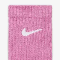 Nike Dri-FIT Performance Basics Little дитячі Crew шкарпетки (6 пар) Pink