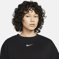 Nike Sportswear Phoenix Fleece жіноча Over-оверсайз Crew-Neck світшот колір чорний