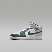 Nike Jordan 1 Mid SE Little дитячі Кросівки колір білий