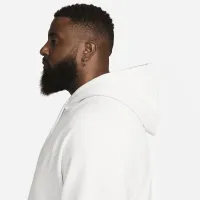 Nike Solo Swoosh чоловічі Fleece Толстовка з капюшоном колір сірий