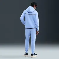 Nike Tech мужские Full-Zip Fleece Windrunner Куртка with Reflective Accents синий