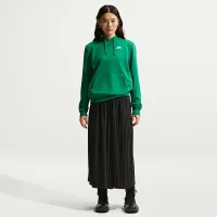 Nike Sportswear Club Fleece женская Pullover Толстовка с капюшоном цвет зеленый