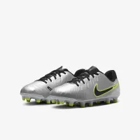 Nike Jr. Tiempo Legend 10 Academy Little/Big детские Multi-Ground Low-Top футбольные бутсы цвет серый