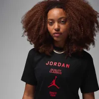 Nike Jordan женская Girlfriend футболка цвет черный