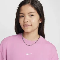 Nike Sportswear Big дитячі (Girls') оверсайз футболка Pink