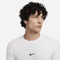 Nike Pro чоловічі Dri-FIT Slim Long-Sleeve Fitness Top колір білий