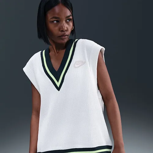 Nike Sportswear женская Waffle-Knit Vest цвет белый