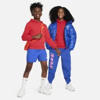 Nike Sportswear Club Fleece Big дитячі Pullover Толстовка з капюшоном колір червоний
