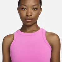 Nike One Fitted женская Dri-FIT Cropped Tank Top цвет красный